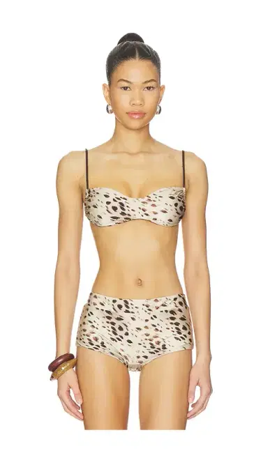 Frankies Bikinis X Jennie Magnolia Satin Top | Thumbnail 1 Frankies Bikinis X Jennie Magnolia Satin Top | Thumbnail 1