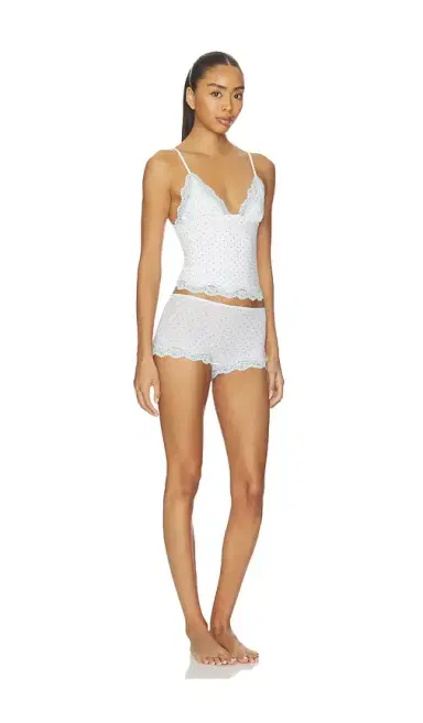 Skims Fits Everybody Lace Triangle Cami & Boyshort Set | Thumbnail 2 Skims Fits Everybody Lace Triangle Cami & Boyshort Set | Thumbnail 2