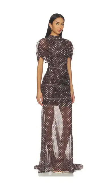 Amanda Uprichard X Revolve Evianna Mesh Gown | Thumbnail 2 Amanda Uprichard X Revolve Evianna Mesh Gown | Thumbnail 2