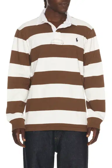 Polo Ralph Lauren Long Sleeve Iconic Rugby Stripe Polo | Thumbnail 3 Polo Ralph Lauren Long Sleeve Iconic Rugby Stripe Polo | Thumbnail 3