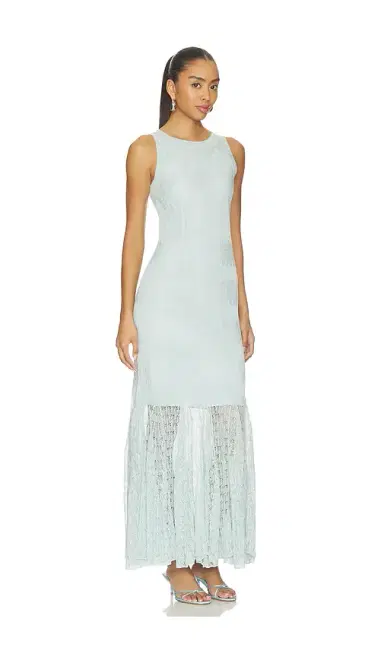 Prabal Gurung Pointelle Slip Maxi Trumpet Dress | Thumbnail 2 Prabal Gurung Pointelle Slip Maxi Trumpet Dress | Thumbnail 2
