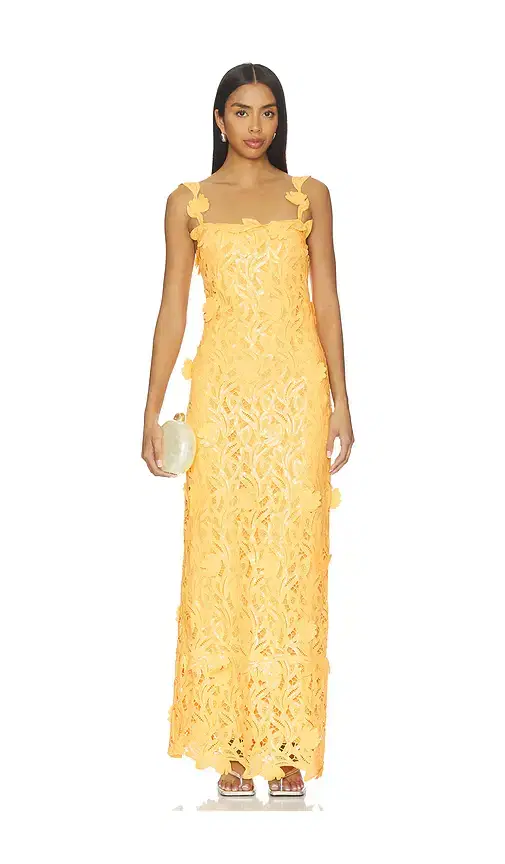 Marenna Embroidered Sequin Gown Marenna Embroidered Sequin Gown