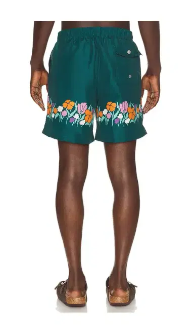 Bather Evergreen Lawn Printed Swim Trunks | Thumbnail 2 Bather Evergreen Lawn Printed Swim Trunks | Thumbnail 2
