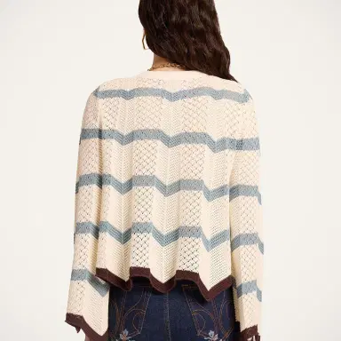 La DoubleJ Chevron Crop Sweater | Thumbnail 2 La DoubleJ Chevron Crop Sweater | Thumbnail 2