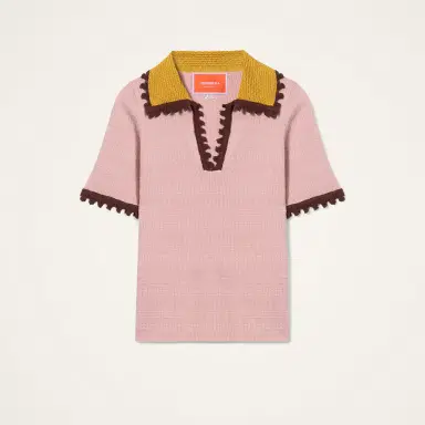 La DoubleJ Picket Polo Top | Thumbnail 4 La DoubleJ Picket Polo Top | Thumbnail 4