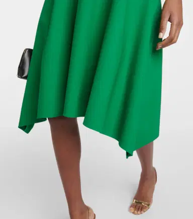 Oscar de la Renta Wool-blend midi dress | Thumbnail 2 Oscar de la Renta Wool-blend midi dress | Thumbnail 2