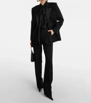 Saint Laurent Bow-detail silk blouse | Thumbnail 4 Saint Laurent Bow-detail silk blouse | Thumbnail 4