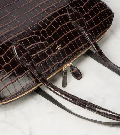 TOTEME Croc-effect leather tote bag | Thumbnail 2 TOTEME Croc-effect leather tote bag | Thumbnail 2