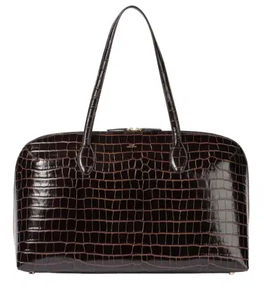 TOTEME Croc-effect leather tote bag | Thumbnail 1 TOTEME Croc-effect leather tote bag | Thumbnail 1