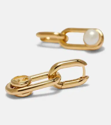 Gucci Interlocking G embellished drop earrings | Thumbnail 2 Gucci Interlocking G embellished drop earrings | Thumbnail 2