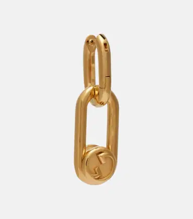 Gucci Interlocking G embellished drop earrings | Thumbnail 3 Gucci Interlocking G embellished drop earrings | Thumbnail 3