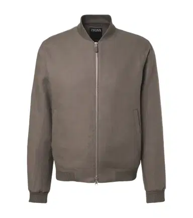 Zegna Linen bomber jacket | Thumbnail 1 Zegna Linen bomber jacket | Thumbnail 1