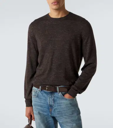 Zegna Silk, cashmere, and linen sweater | Thumbnail 5 Zegna Silk, cashmere, and linen sweater | Thumbnail 5