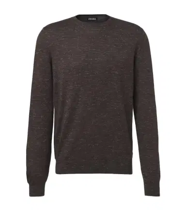 Zegna Silk, cashmere, and linen sweater | Thumbnail 1 Zegna Silk, cashmere, and linen sweater | Thumbnail 1