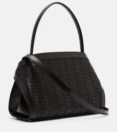 Ferragamo Hug Medium woven leather shoulder bag | Thumbnail 3 Ferragamo Hug Medium woven leather shoulder bag | Thumbnail 3