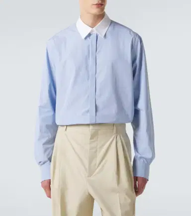 Bottega Veneta Pinstripe cotton poplin shirt | Thumbnail 2 Bottega Veneta Pinstripe cotton poplin shirt | Thumbnail 2