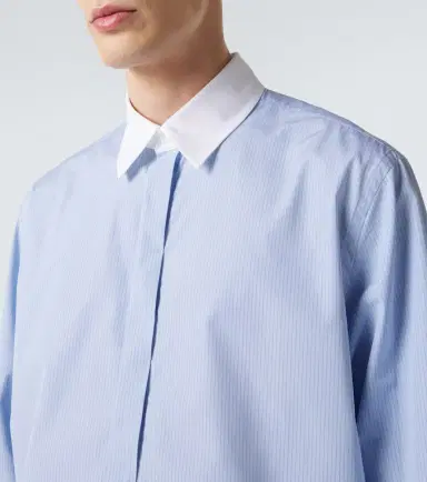 Bottega Veneta Pinstripe cotton poplin shirt | Thumbnail 6 Bottega Veneta Pinstripe cotton poplin shirt | Thumbnail 6