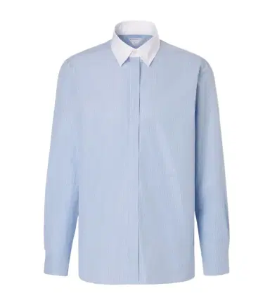 Bottega Veneta Pinstripe cotton poplin shirt | Thumbnail 1 Bottega Veneta Pinstripe cotton poplin shirt | Thumbnail 1