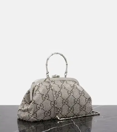 Gucci GG Medium crystal-embellished clutch | Thumbnail 2 Gucci GG Medium crystal-embellished clutch | Thumbnail 2