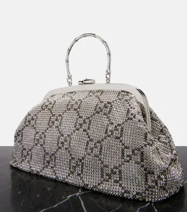 Gucci GG Medium crystal-embellished clutch | Thumbnail 3 Gucci GG Medium crystal-embellished clutch | Thumbnail 3