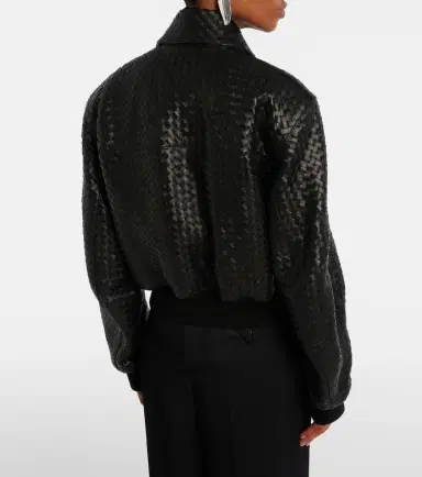Bottega Veneta Intrecciato leather jacket | Thumbnail 7 Bottega Veneta Intrecciato leather jacket | Thumbnail 7