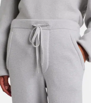 God's True Cashmere Cashmere straight pants with rose quartz | Thumbnail 3 God's True Cashmere Cashmere straight pants with rose quartz | Thumbnail 3