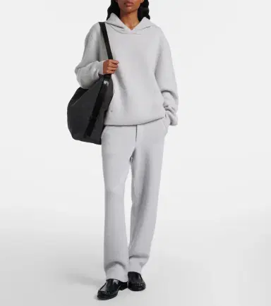 God's True Cashmere Cashmere straight pants with rose quartz | Thumbnail 6 God's True Cashmere Cashmere straight pants with rose quartz | Thumbnail 6
