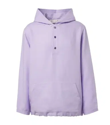 God’s True Cashmere Hooded linen jacket with amethyst | Thumbnail 1 God’s True Cashmere Hooded linen jacket with amethyst | Thumbnail 1