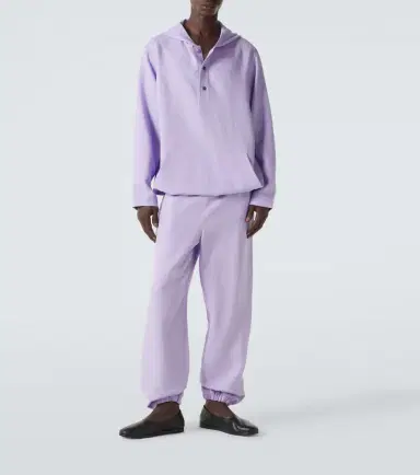 God's True Cashmere Linen sweatpants with amethyst | Thumbnail 2 God's True Cashmere Linen sweatpants with amethyst | Thumbnail 2