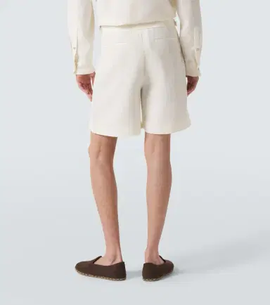 God's True Cashmere Linen shorts with moonstone | Thumbnail 4 God's True Cashmere Linen shorts with moonstone | Thumbnail 4