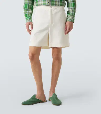 God's True Cashmere Linen shorts with moonstone | Thumbnail 5 God's True Cashmere Linen shorts with moonstone | Thumbnail 5