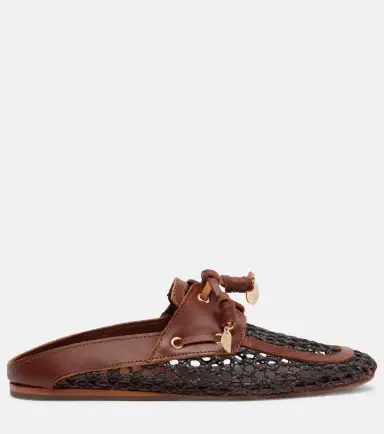 Ancient Greek Sandals Naveta woven leather boat shoes | Thumbnail 2 Ancient Greek Sandals Naveta woven leather boat shoes | Thumbnail 2