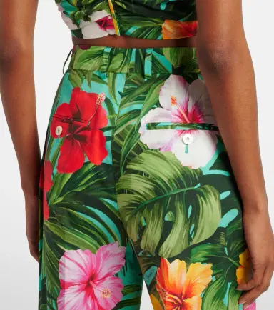Dolce & Gabbana Floral cotton wide-leg pants | Thumbnail 5 Dolce & Gabbana Floral cotton wide-leg pants | Thumbnail 5