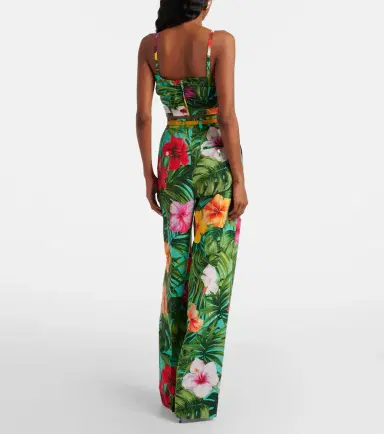 Dolce & Gabbana Floral cotton wide-leg pants | Thumbnail 6 Dolce & Gabbana Floral cotton wide-leg pants | Thumbnail 6