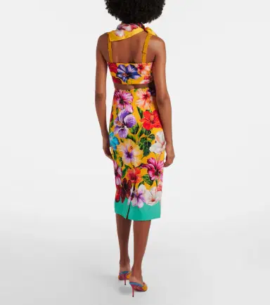 Dolce & Gabbana Floral silk-blend pencil skirt | Thumbnail 2 Dolce & Gabbana Floral silk-blend pencil skirt | Thumbnail 2