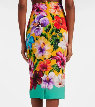 Dolce & Gabbana Floral silk-blend pencil skirt | Thumbnail 5 Dolce & Gabbana Floral silk-blend pencil skirt | Thumbnail 5