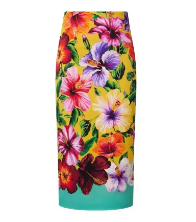 Dolce & Gabbana Floral silk-blend pencil skirt | Thumbnail 1 Dolce & Gabbana Floral silk-blend pencil skirt | Thumbnail 1