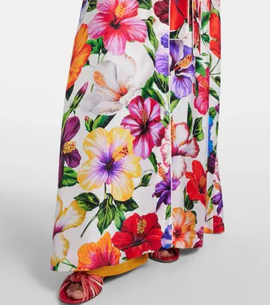 Dolce & Gabbana Floral belted silk satin maxi dress | Thumbnail 7 Dolce & Gabbana Floral belted silk satin maxi dress | Thumbnail 7