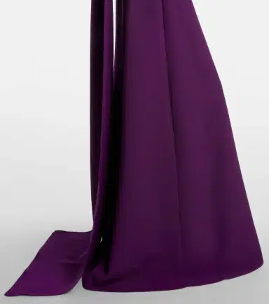 Safiyaa Lunelle embellished off-shoulder crêpe gown | Thumbnail 5 Safiyaa Lunelle embellished off-shoulder crêpe gown | Thumbnail 5