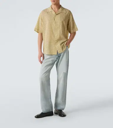 Auralee Gingham cotton shirt | Thumbnail 2 Auralee Gingham cotton shirt | Thumbnail 2