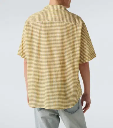 Auralee Gingham cotton shirt | Thumbnail 4 Auralee Gingham cotton shirt | Thumbnail 4
