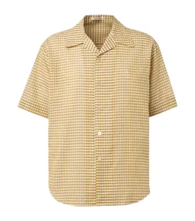 Auralee Gingham cotton shirt | Thumbnail 1 Auralee Gingham cotton shirt | Thumbnail 1