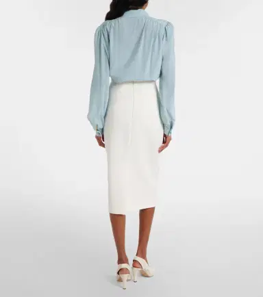 Safiyaa Hokuku crêpe pencil skirt | Thumbnail 2 Safiyaa Hokuku crêpe pencil skirt | Thumbnail 2