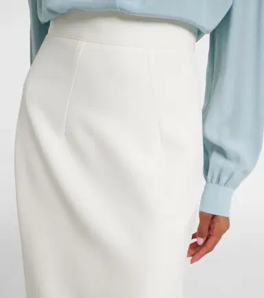 Safiyaa Hokuku crêpe pencil skirt | Thumbnail 6 Safiyaa Hokuku crêpe pencil skirt | Thumbnail 6