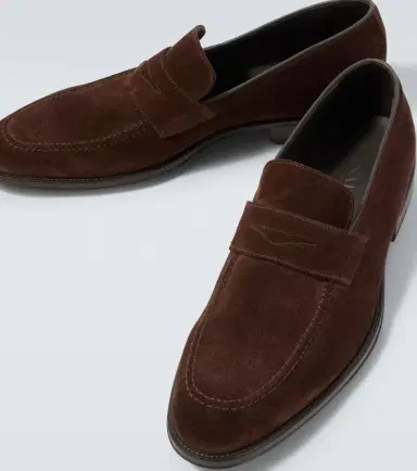 Canali Suede penny loafers | Thumbnail 5 Canali Suede penny loafers | Thumbnail 5