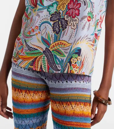Etro Paisley silk crêpe de chine top | Thumbnail 5 Etro Paisley silk crêpe de chine top | Thumbnail 5