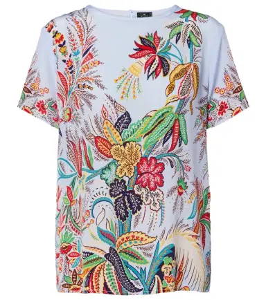 Etro Paisley silk crêpe de chine top | Thumbnail 1 Etro Paisley silk crêpe de chine top | Thumbnail 1