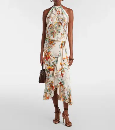Etro Printed halterneck silk top | Thumbnail 2 Etro Printed halterneck silk top | Thumbnail 2