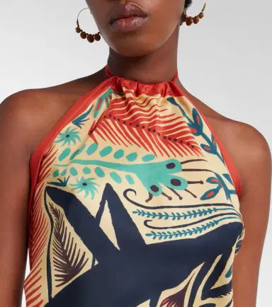 Etro Printed halterneck silk top | Thumbnail 2 Etro Printed halterneck silk top | Thumbnail 2
