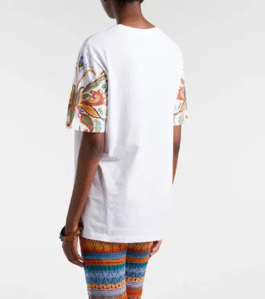 Etro Printed cotton jersey T-shirt | Thumbnail 6 Etro Printed cotton jersey T-shirt | Thumbnail 6